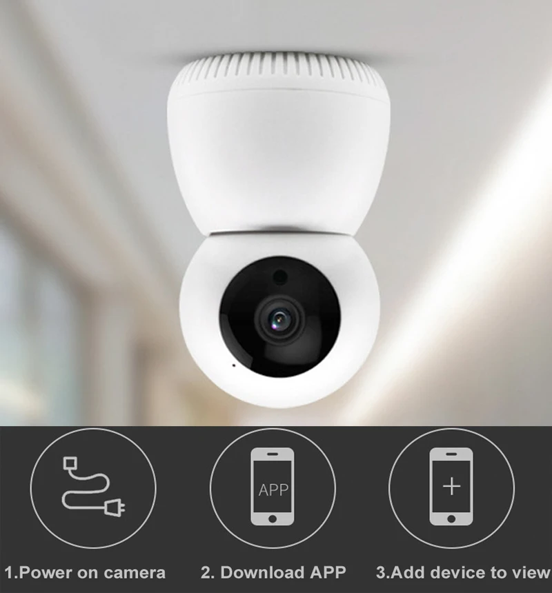 Hebeiros 1080 P Беспроводная ip-камера облачное хранилище человеческое Автоматическое