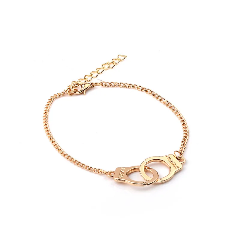 Браслет для пар наручники с замком в форме сердца браслеты женщин его королева ее