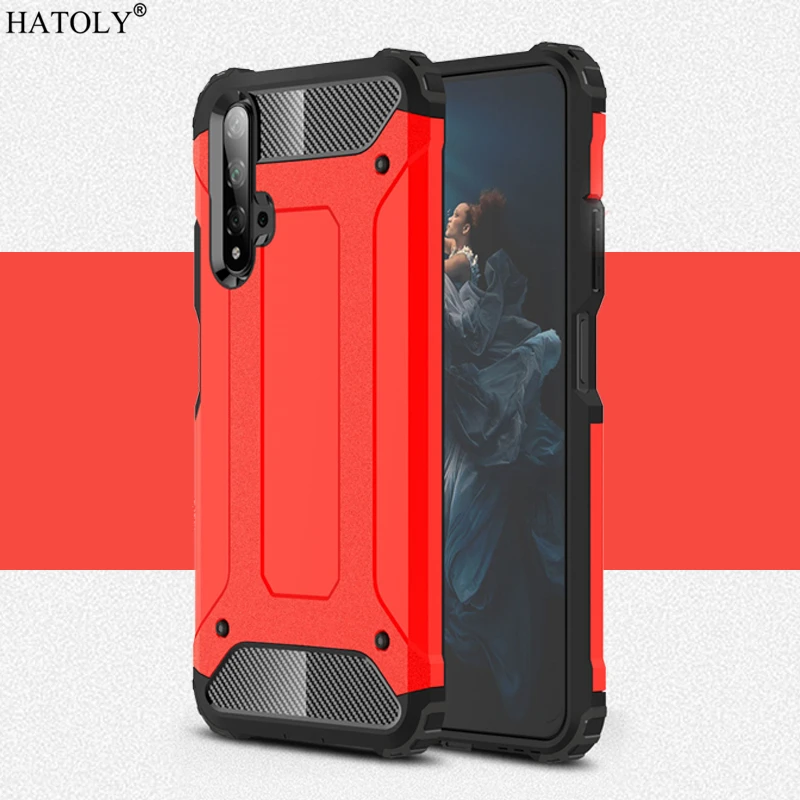 Чехол для Huawei Honor 20 противоударный прочный защитный чехол силиконовый бампер