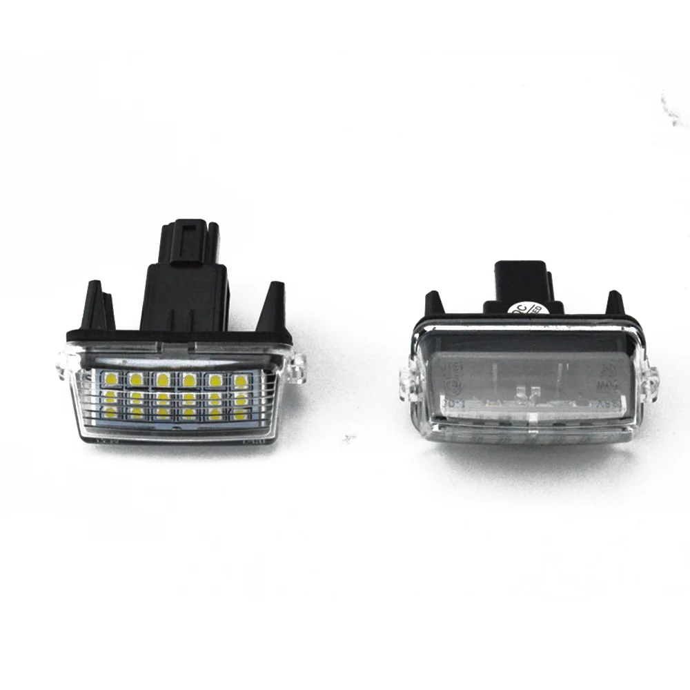 Высокая яркость 2 шт./компл. 6500K 18LED 1 44 W яркая белая лампа номерного знака для Toyota