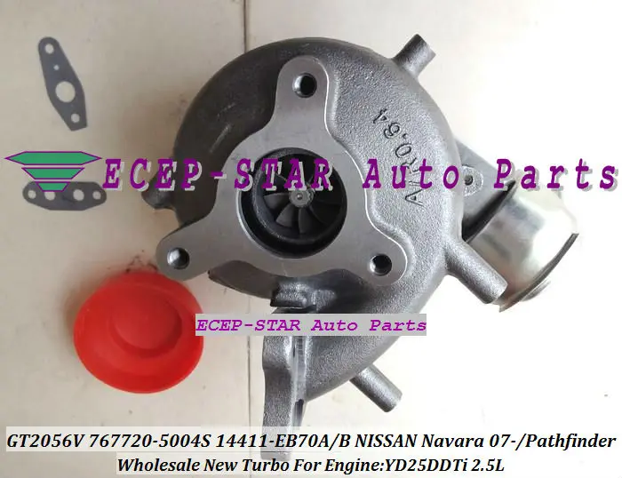 GT2056V 767720 -0001 14411-EB70A 14411 EB70B EB70C EB70A Турбо для NISSAN NAVARA Pathfinder YD25DDTi YD25 2.5L