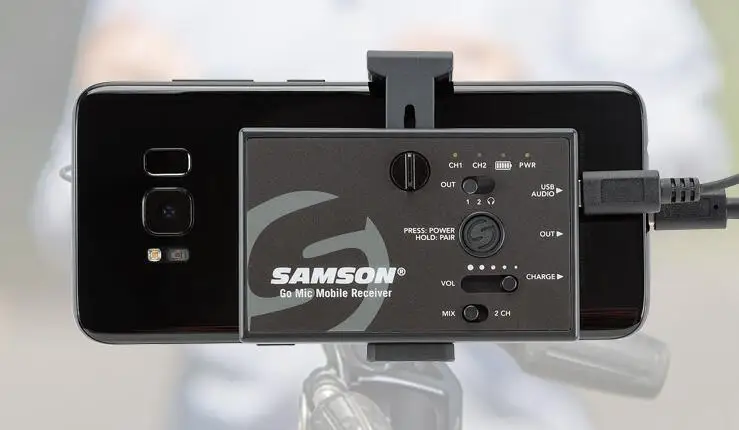 Беспроводной Мобильный микрофон SAMSON Go петличный портативная беспроводная