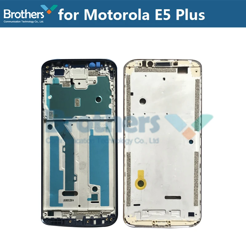 Рамка рамки lcd для Motorola Moto E5 плюс передней раме спереди Корпус для Motorola E5 плюс Запчасти для авто черного золота Экран