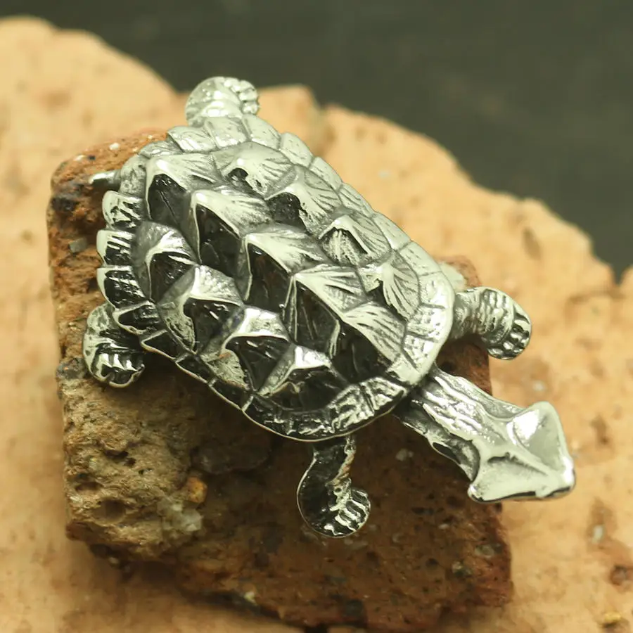 Кулон в виде черепахи крокодила из нержавеющей стали 316L | Украшения и аксессуары