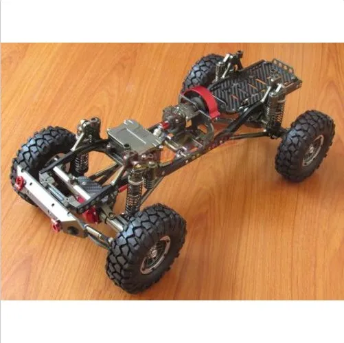 CNC алюминиевый 1:10 металлический гоночный RC грузовик гусеничный вариант для