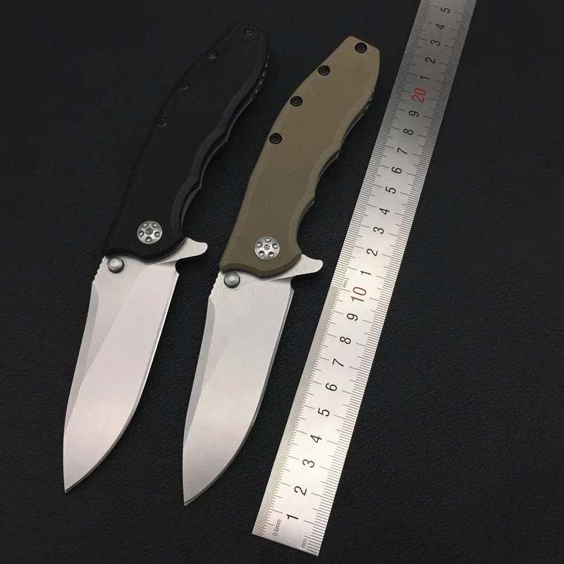 Высокое качество ZT0562 нож 8Cr13Mov лезвие G10 ручка складной Открытый Походный