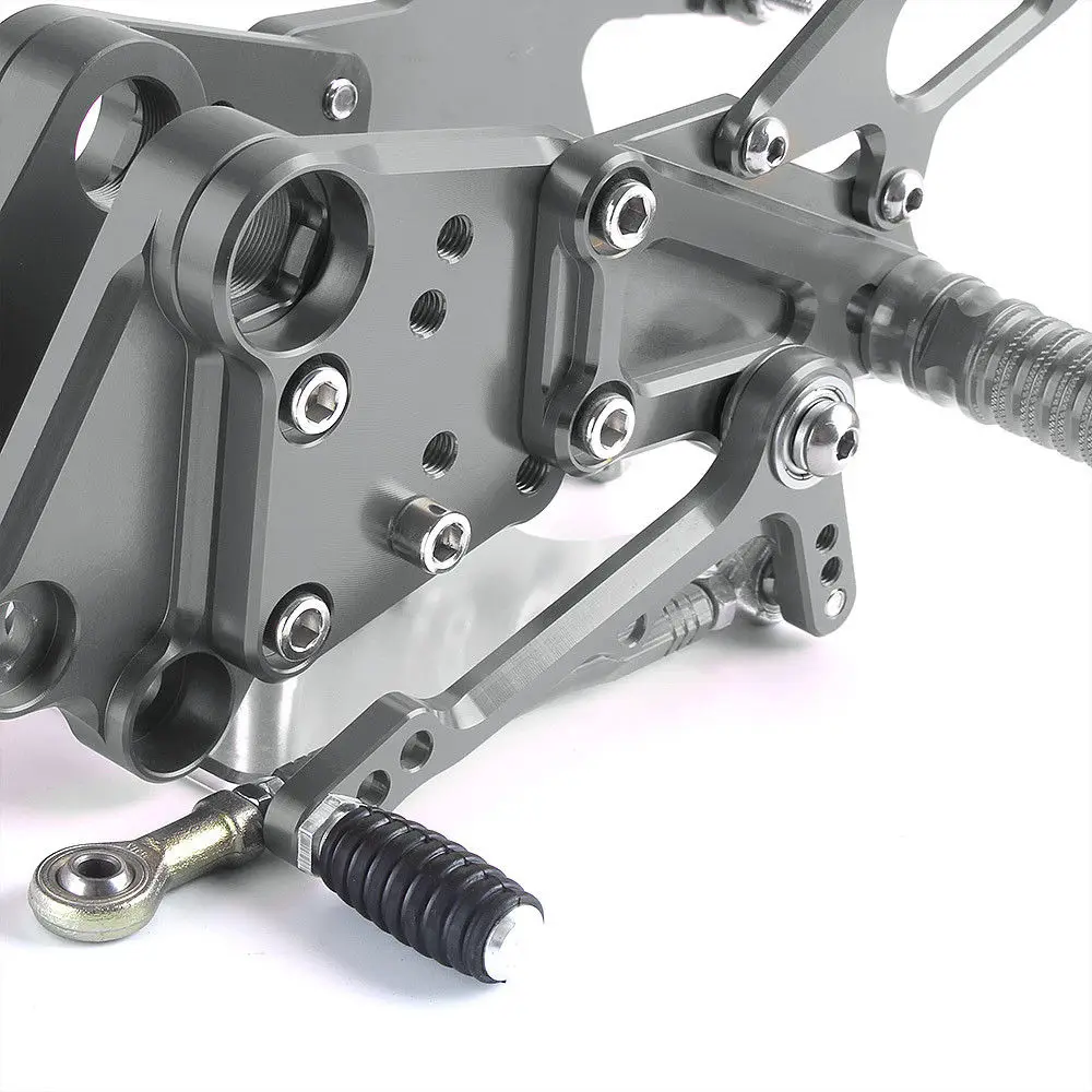 Для KTM Duke 125 200 390 2011 2012 2013 ЧПУ Регулируемый наездник задние комплекты Rearset Подножка для ухода за кожей ног колышки Оранжевый Blk