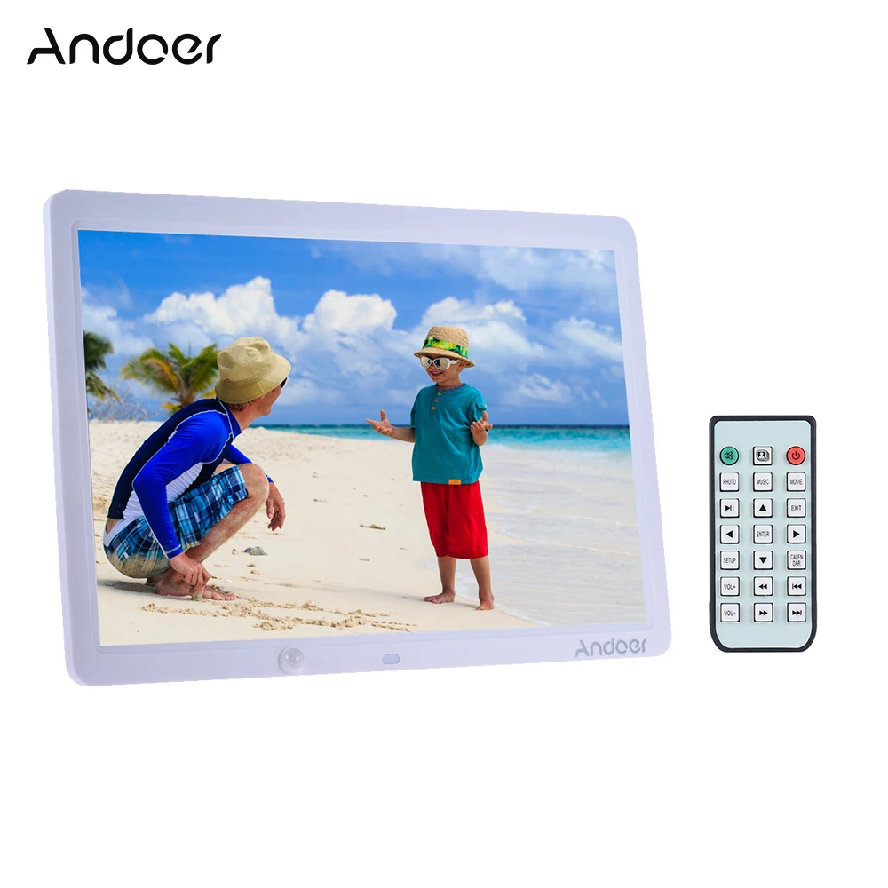 Andoer 15 &quotсветодиодный электронный цифровой фоторамка настенный 1280*800 цифровая с