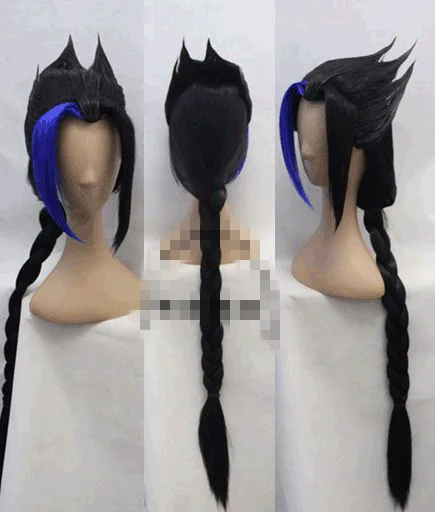 Kayn парик LOL Косплей lol косплей на заказ около 100 см|Игровые костюмы| |