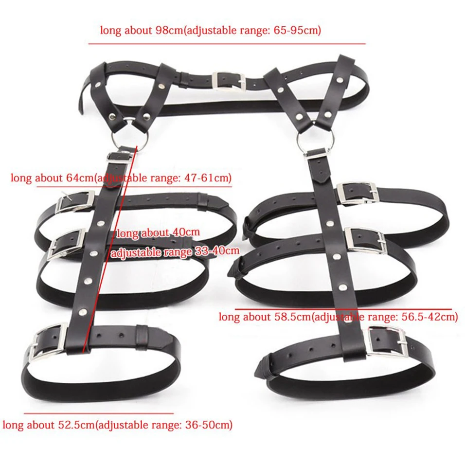 CamaTech искусственная кожа на ногу бандаж наручники для регулируемый ремешок ноге