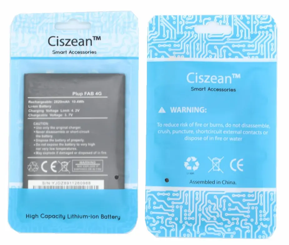 Ciszean 2x3 7 V 2820 mAh Сменный разъем 4G аккумулятор + универсальное зарядное устройство