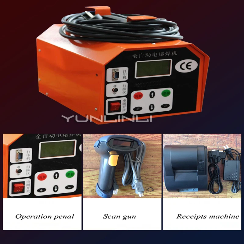 220V электросварные сварки ПЭ труба горячего расплава сварочный аппарат полностью