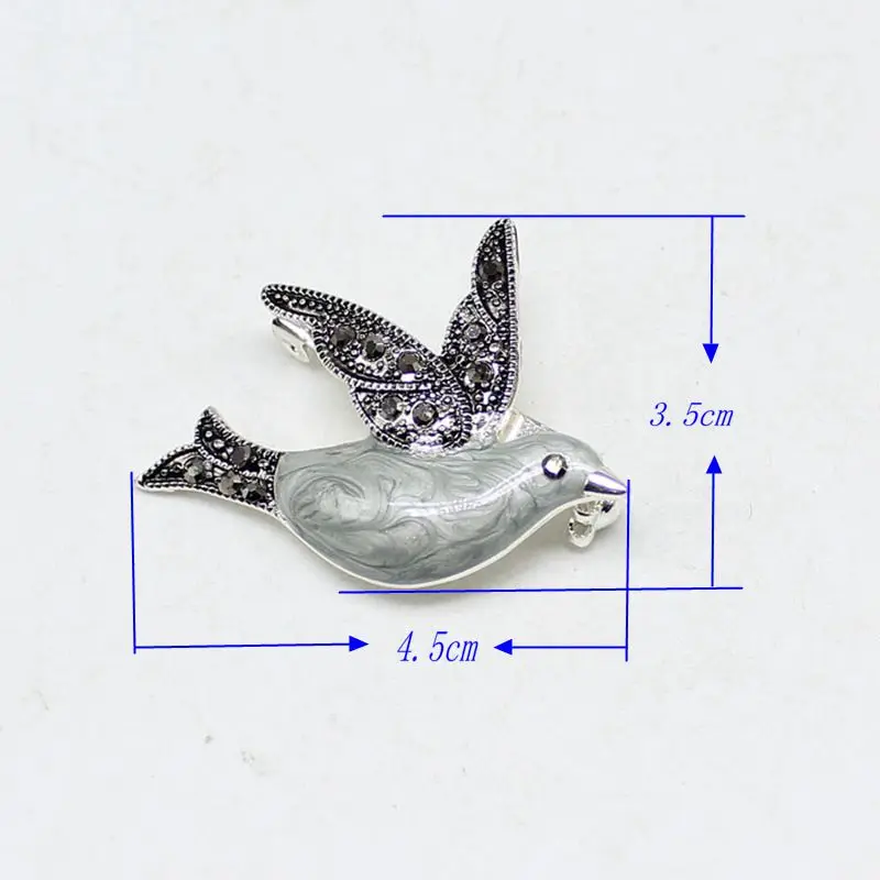 Женская модель элегантные модные эмалированные шпильки из сплава с каплевидной