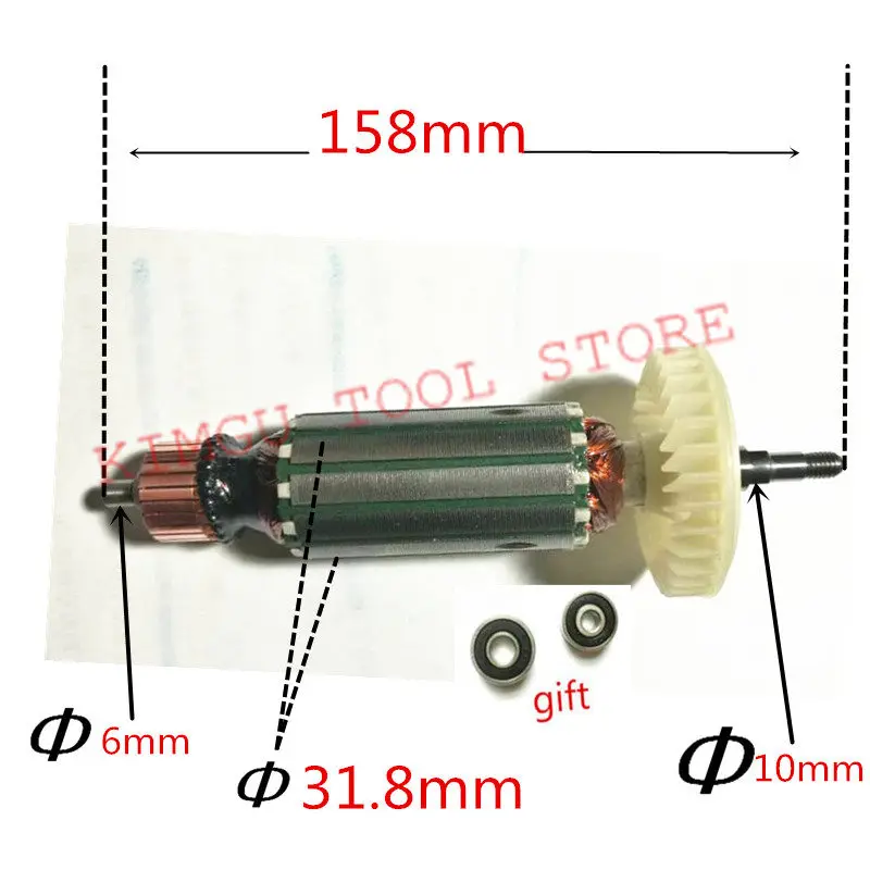 

Rotor Engine Motor Anchor Replacement For AEG WS6-115 WS6-100 WS6-100ME WS6-125