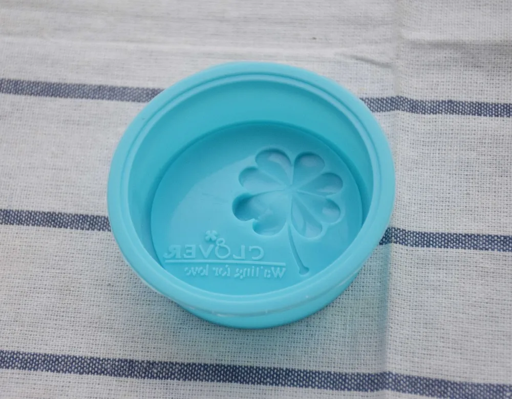 Силиконовые Клевер ожидание любви Торт Мыло пудинг желе конфеты печенье