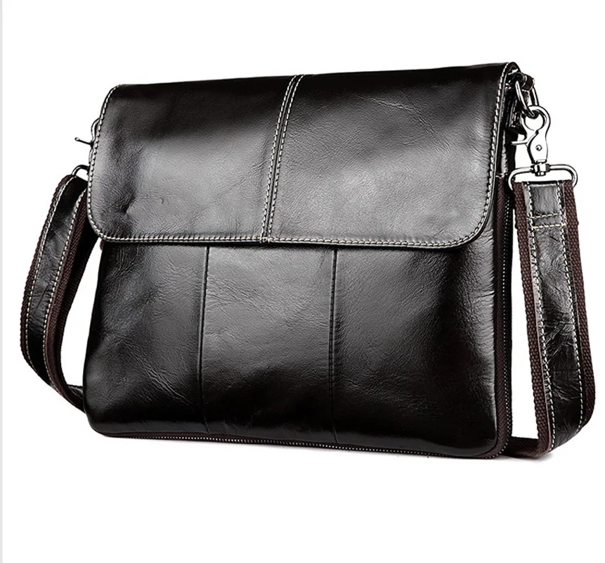 YISHEN мужские сумки из натуральной воловьей кожи через плечо одноцветные деловые