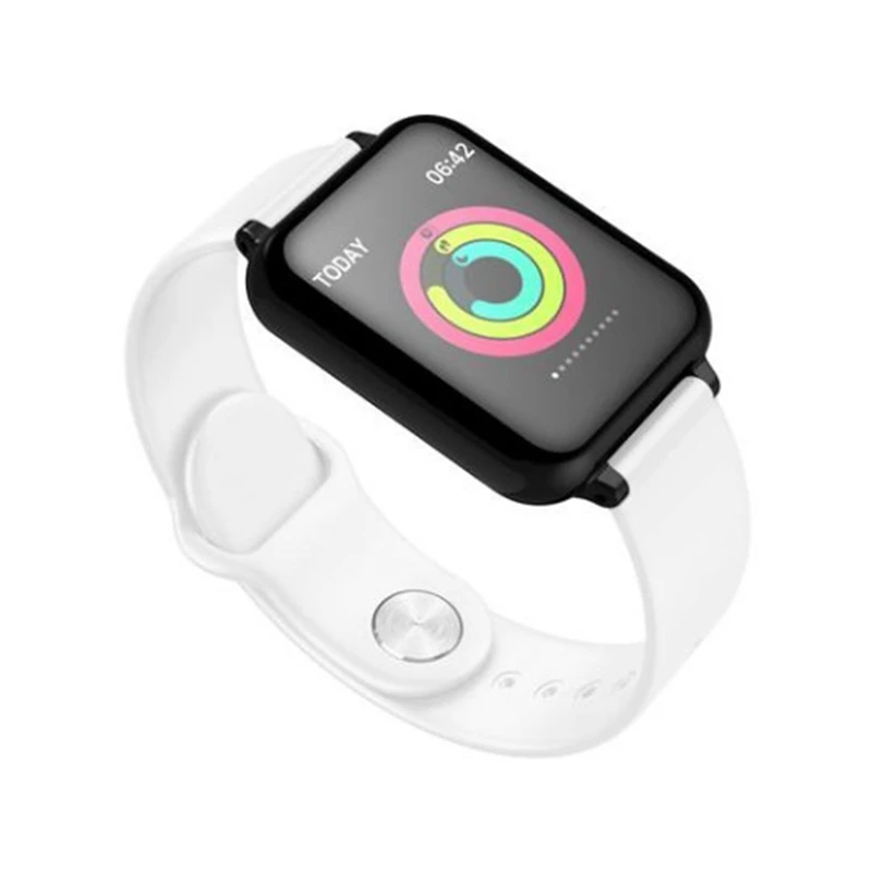 B57 Смарт Часы Heart Rate трекер Фитнес браслет крови Давление монитор большой