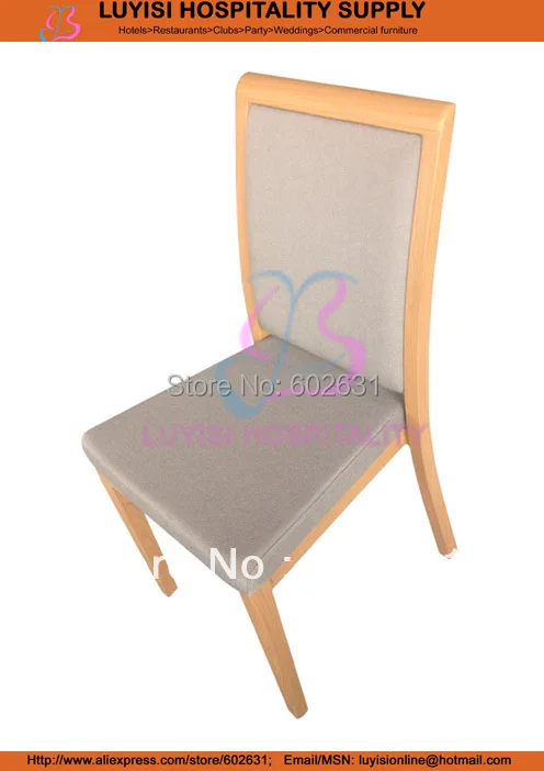 Горячая продажа штабелируемые деревянные имитация алюминия обеденный стул|stackable