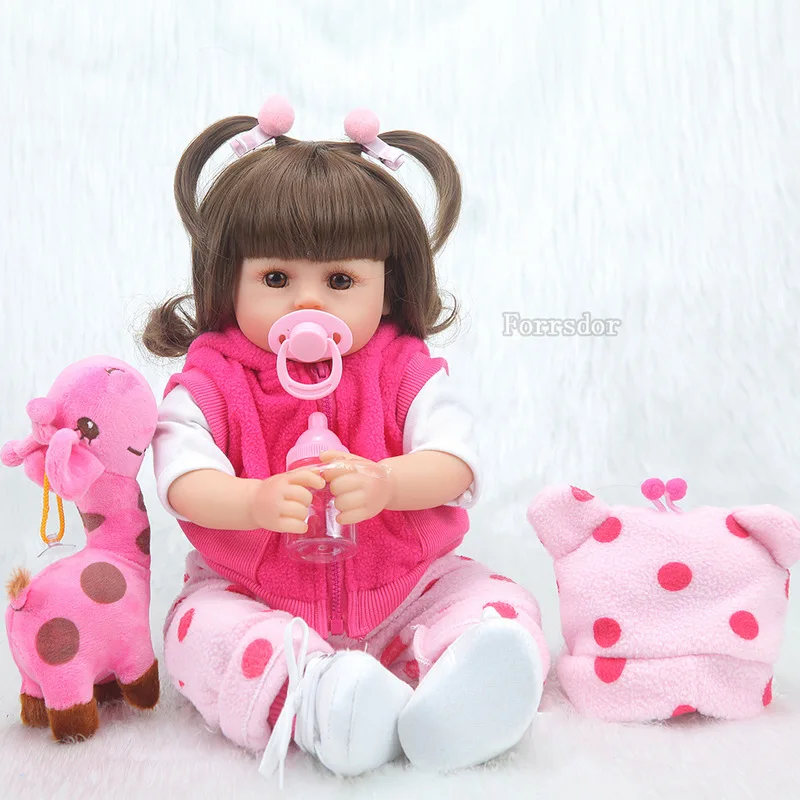 Bebes кукла трансфер до Reborn Baby Doll 45 см мягкие силиконовые младенец получивший новую