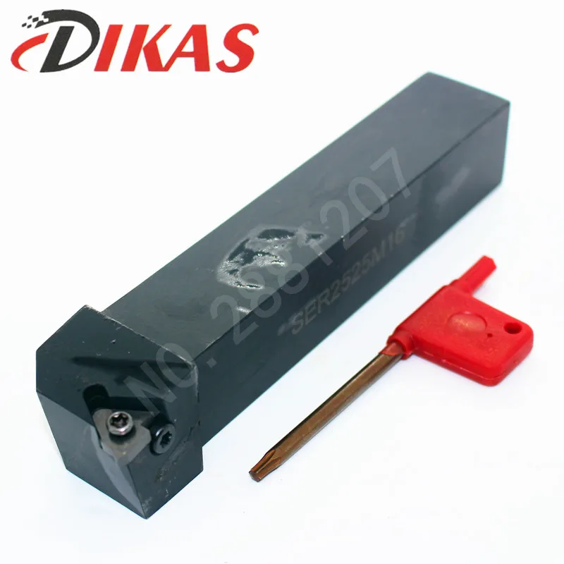 Dikas 1PCS  SER2525M16 External thread turning tool lathe Machine Turning Tools Set Internal Turning Tool CNC tools