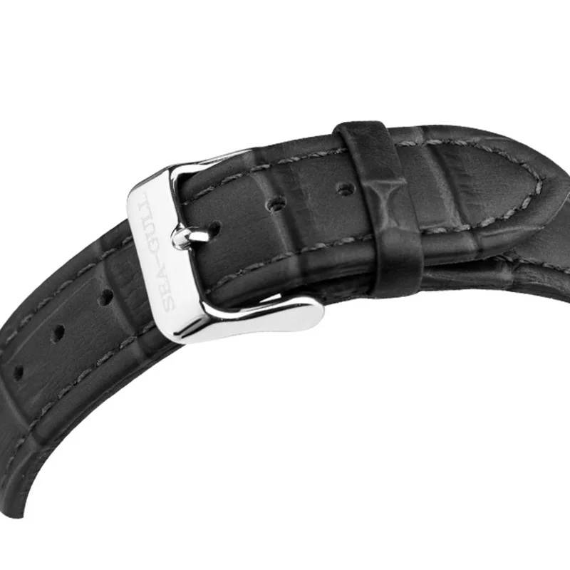 Автоматические часы с синим/белым циферблатом и римскими цифрами из натуральной