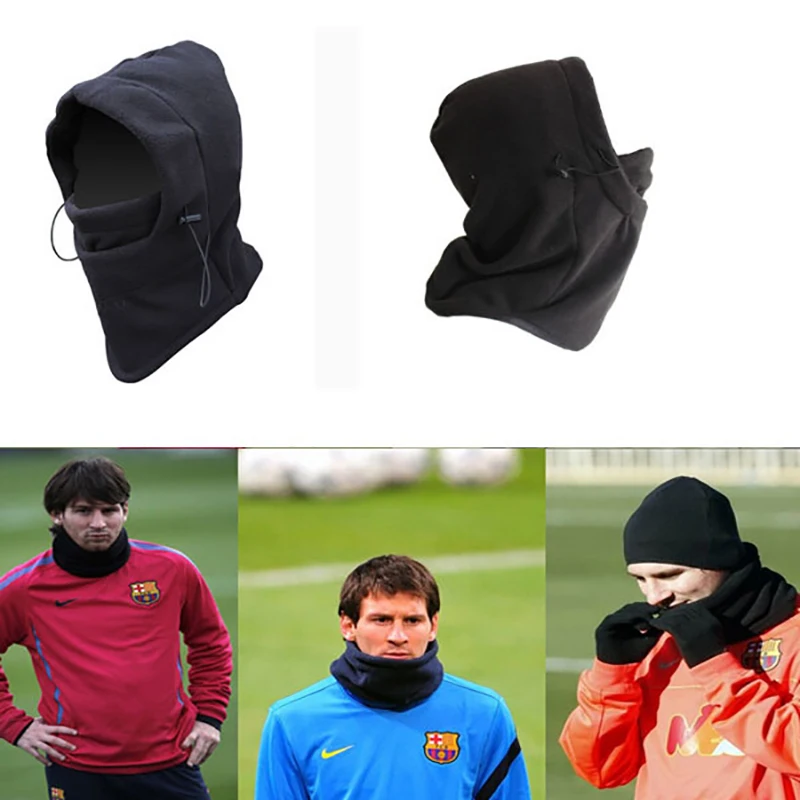 Маска для лица мотоцикла и велосипеда термальная Флисовая Балаклава с капюшоном