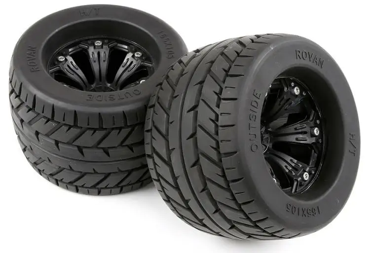 Rovan MONSTER BRUSHLESS TRUCK Road Wheel And Tyre fit 1/8 SAVAGE XL FLUX 4 6 5 9 RC CAR Part | Игрушки и хобби