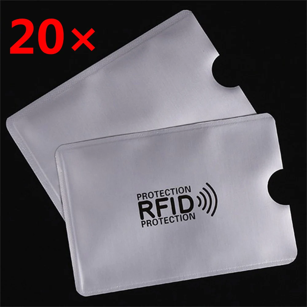 20 шт./компл. 13 56 МГц защита IC карты NFC экранированная карта рукав RFID блокировка