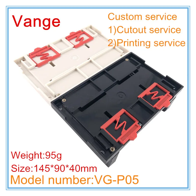 Электронная распределительная коробка PLC черного цвета 1 шт./лот 145*90*40 мм АБС