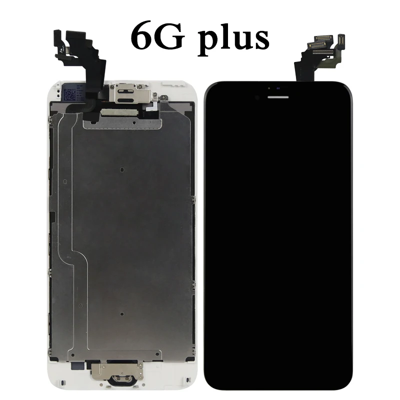 10 шт. Замена дисплея телефона для iPhone 6 6P 6S 6SP LCD сенсорный экран с фронтальной
