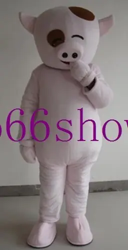 Розовый McDull комикс ростовая кукла костюм | Тематическая одежда и униформа