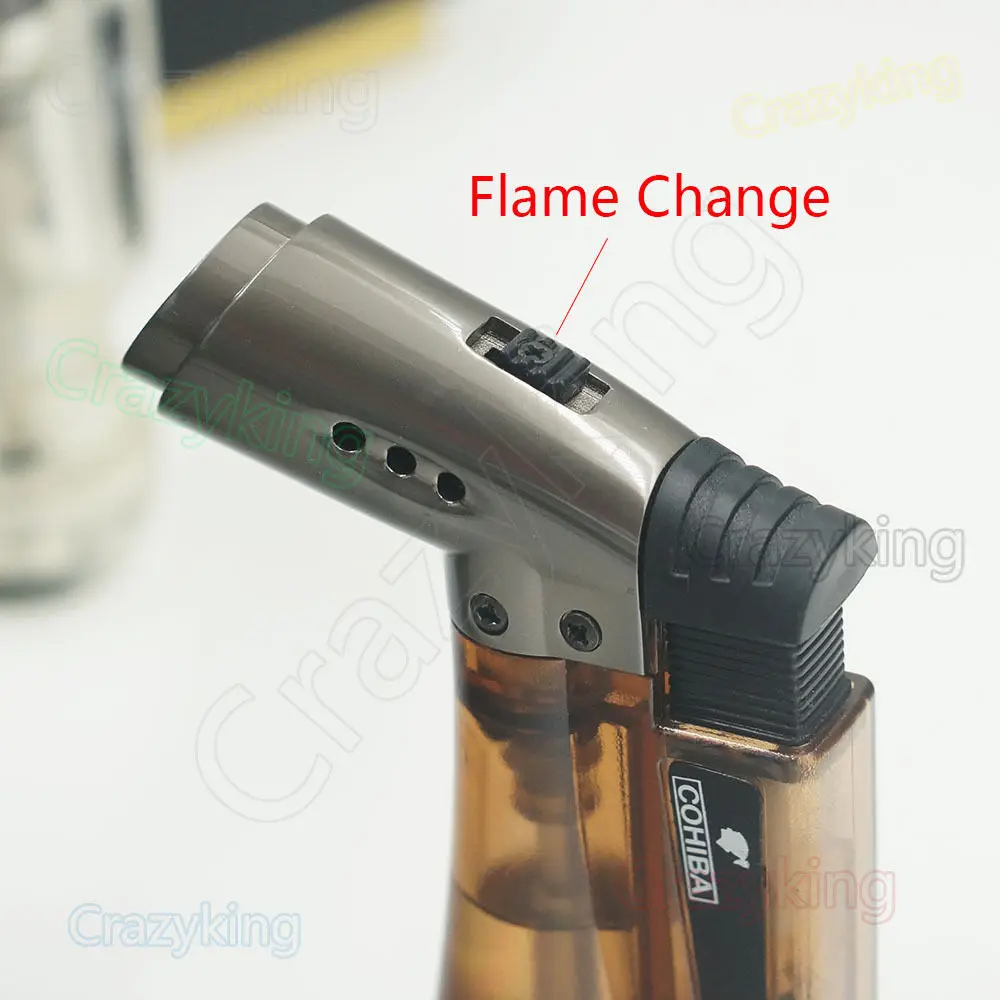 COHIBA факел Jet Naked Flame сигарета зажигалка для табака зажигалки трубки с подарочной