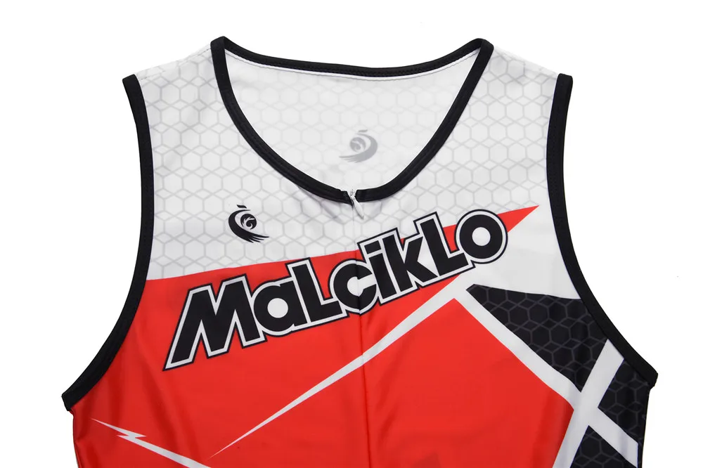 Malciklo без рукавов Триатлон Велоспорт Джерси Maillot Ropa Ciclismo Hombre для мужчин лето