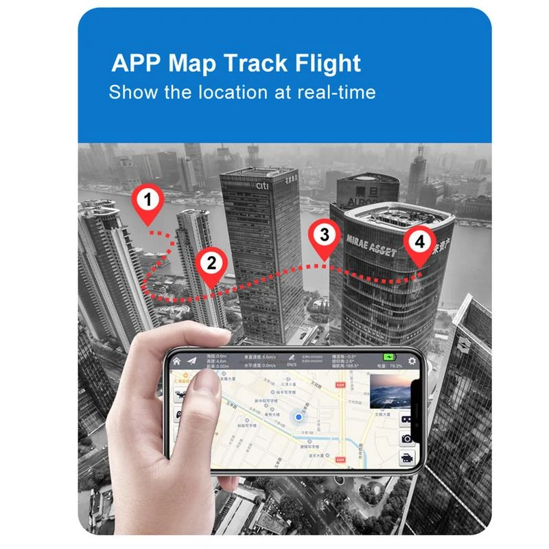 Складной Дрон с бесщеточным двигателем Wi Fi FPV HD камерой 1080P GPS|Радиоуправляемые