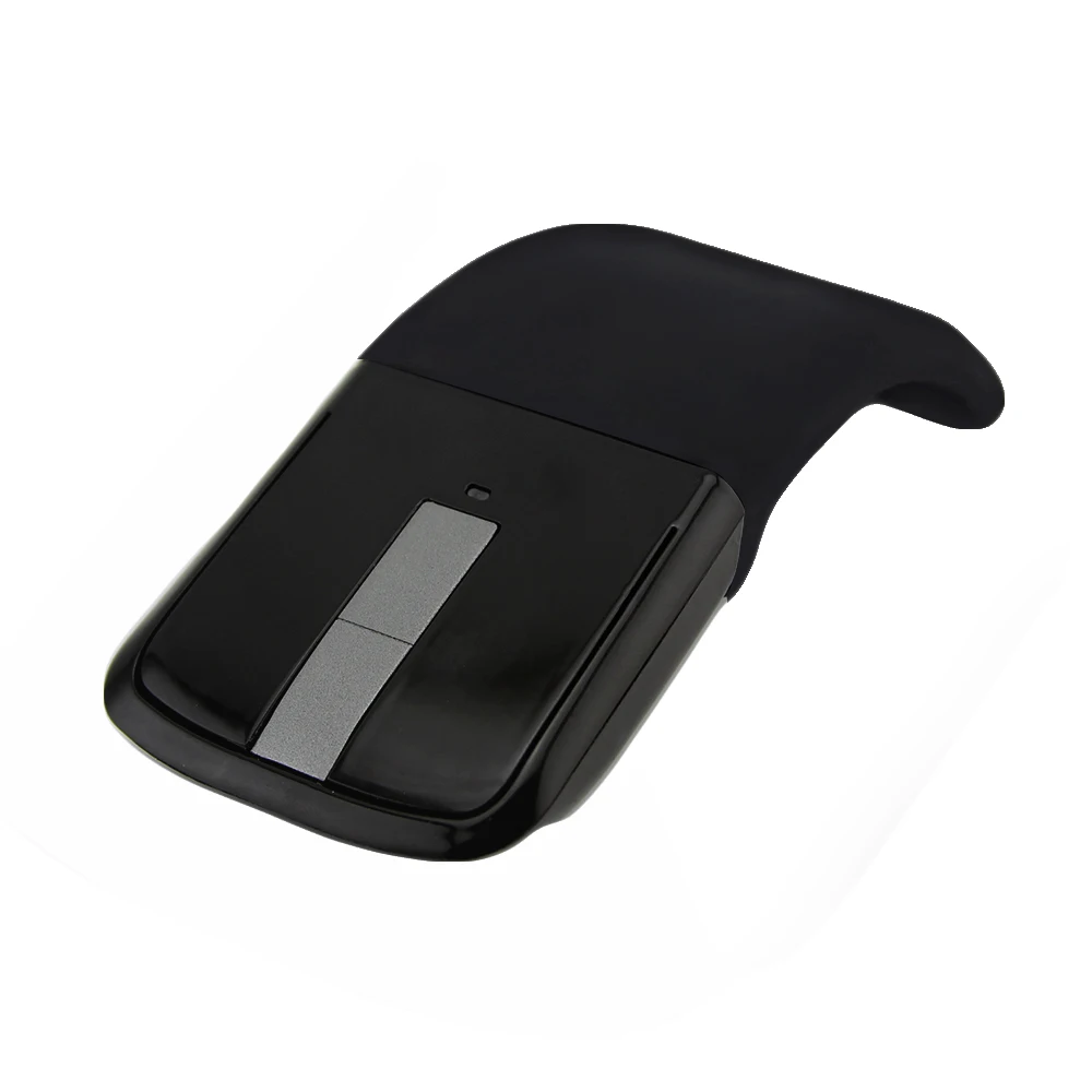 CHUYI, Беспроводная складная Bluetooth мышь, ультра тонкая, 1600 dpi, оптическая дуговая сенсорная мышь, складные дорожные мыши с адаптером BT CSR 4,0