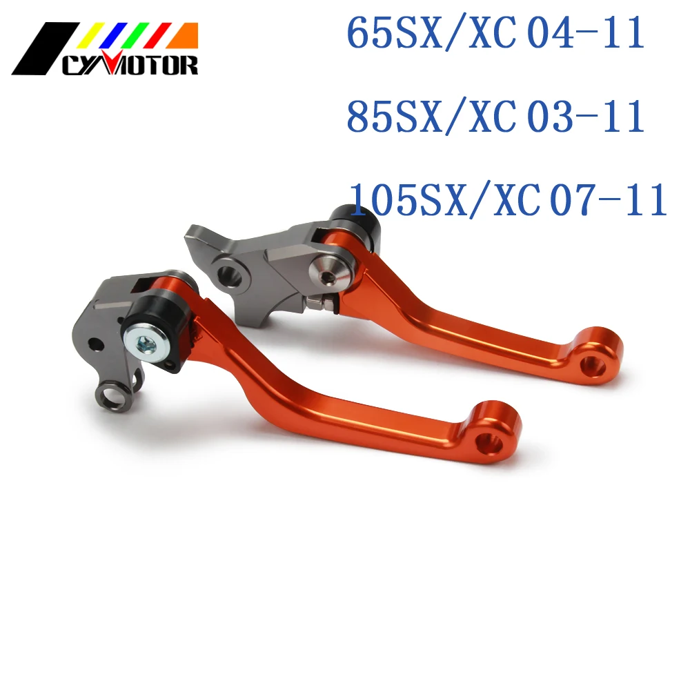 Мотоцикл с ЧПУ Поворотные Рычаги Тормозная система сцепления для KTM EXC EXCF XC XCF XCW XCFW MX SX SXF SXS SMR Enduro шесть дней 50 65 85 125 150-535 - Цвет: 2