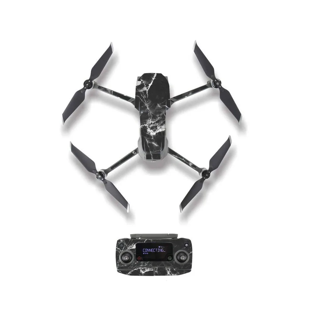 Крутая мраморная текстура стильная наклейка для кожи для DJI Mavic 2 Pro& Zoom Drone корпус пульт дистанционного управления защитная пленка для батареи