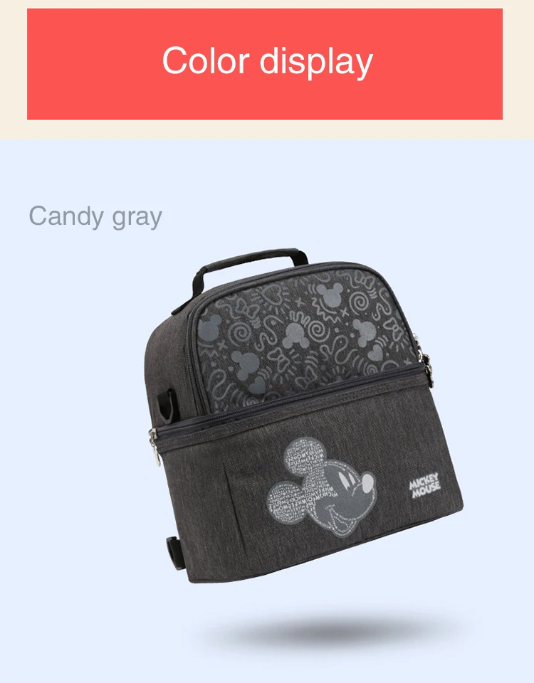 Сумка для подгузников disney, большая емкость, сумка для мам, рюкзак, бутылка, изолированная до 12 часов, изоляционный материал для путешествий