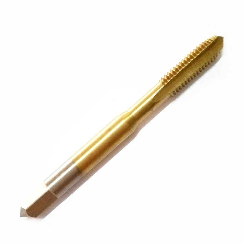 4mm Titanium coating metric taps and dies tapping machine spiral point straight tap drill screw Hand Tools | Инструменты