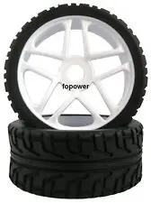 4 шт. резиновые шины для радиоуправляемых автомобилей 1/8 мм 17 мм|rc 1/8|17mm hex adapterplastic