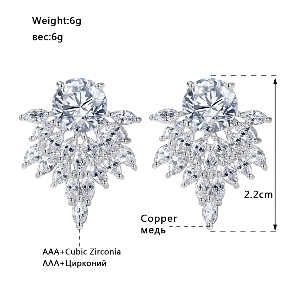 Серьги пусеты Mecresh женские геометрические круглые белого и золотого цвета