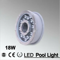 5pcslot rgb 18w led underwater lamp dc12v waterproof ip68 led 12v waterproof fontaine piscine spotlightsfountainpool light