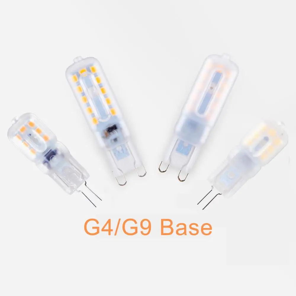 

Corn Bulb Dimmable G4 LED Bulb 5W Ampoule G9 LED 220V Candle Light LED Lamp 2835SMD g9 Chandelier Lighting Replace Halogen Lamp