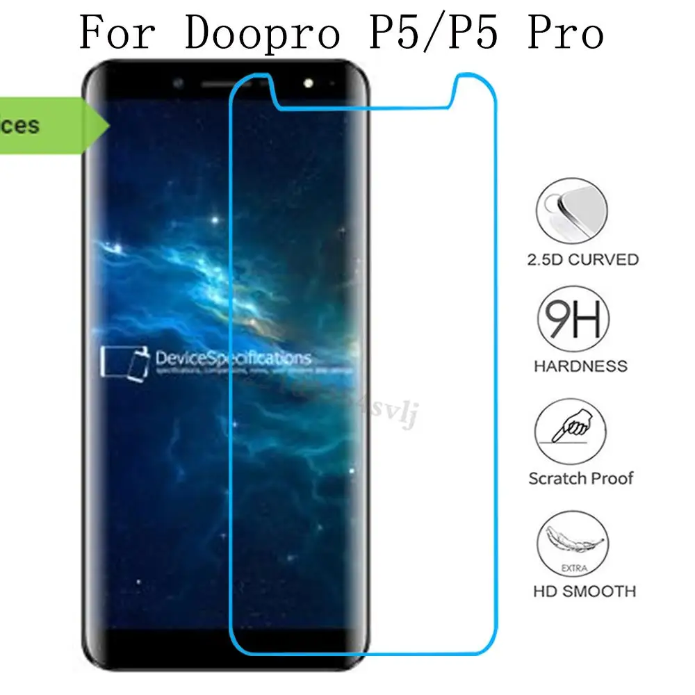 2.5D 0,26 мм ультратонкое закаленное стекло для Doopro P5/P5 Pro, универсальная защитная пленка, защитный чехол для экрана
