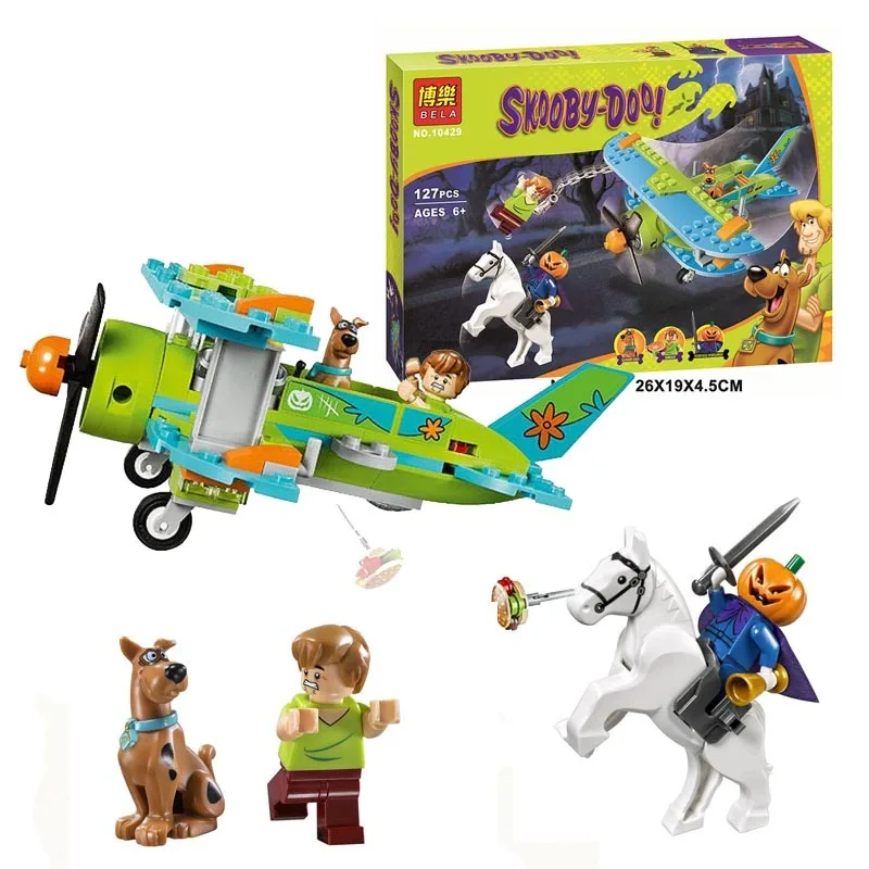 Новый Скуби Ду собака тайна плоскости Приключения Building Block лохматый Всадник без