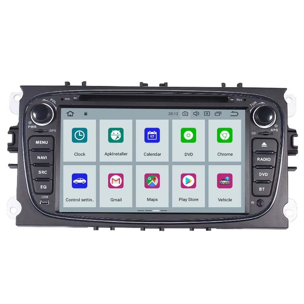 Автомобильный DVD-плеер Android 9 0 2din для Ford Focus 2004-2011 FORD MONDEO FOCUS Kuga Galax MK3 Wi-Fi 4G GPS Bluetooth -
