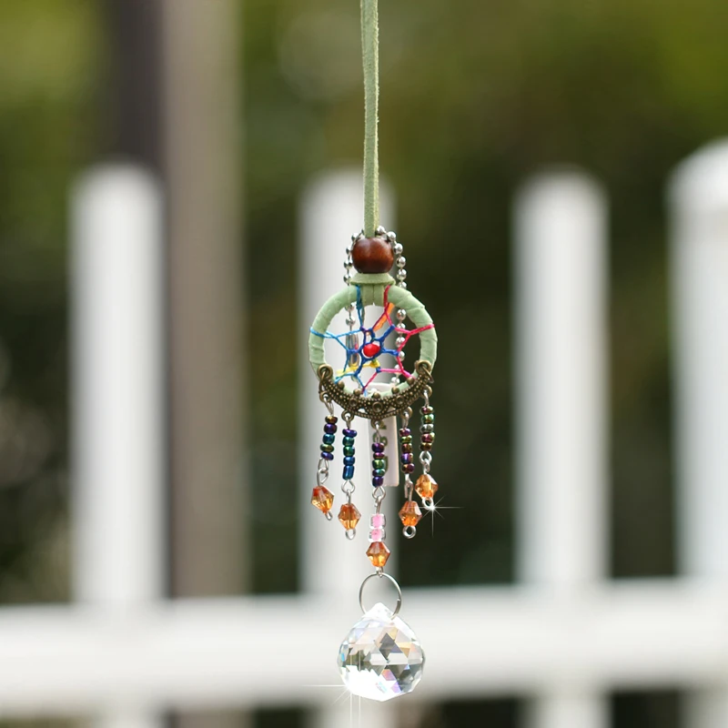 H &amp D Chakra Suncatcher для домашнего декора Ловец снов кулон автомобиля зеркало заднего