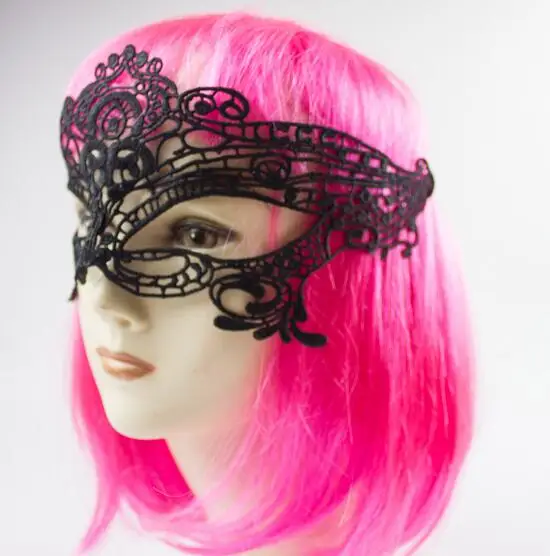 Кружевная маска необработанная сексуальная танцевальная для вечеринки queen hollow eye