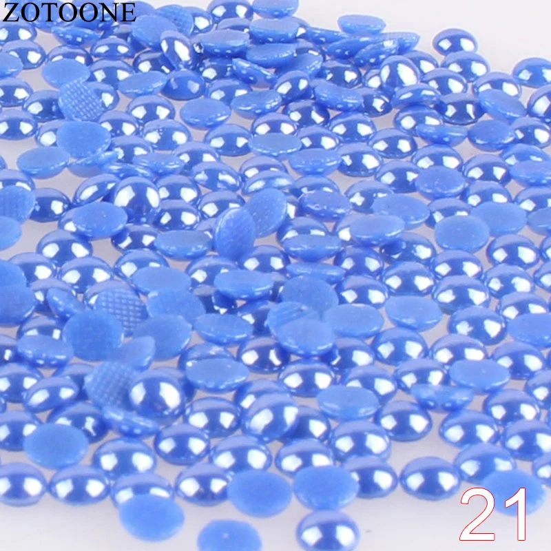ZOTOONE SS16 Стразы для одежды свадьбы следы Сделай Сам керамика жемчужные стразы