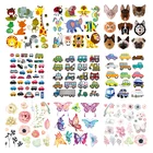 Оптовая продажа нашивок аппликации животные машинки цветочный набор теплопередача моющиеся Diy значки железные переводы для одежды